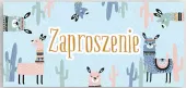 Zaproszenia Lamy (5 Sztuk)