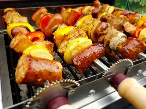 Zestaw do szaszłyków z napędem elektrycznym 5szpad zdjęcie 16