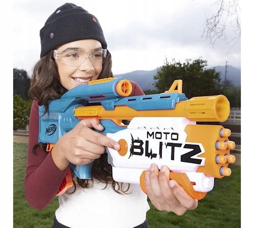 AUTOMATYCZNY PISTOLET NERF ELITE 2.0 KARABIN SHOTGUN 2W1 + 22 STRZAŁKI na Arena.pl