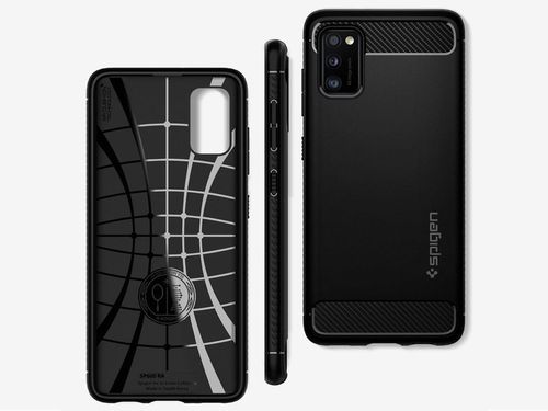 Etui Spigen Rugged Armor do Samsung Galaxy A41 Matte Black na Arena.pl