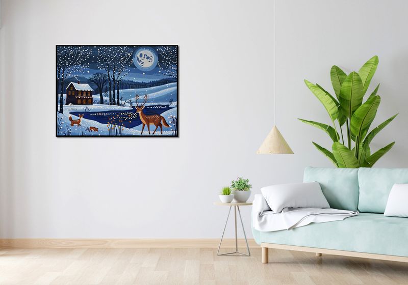 Plakat 100x75cm Przyszła Zima zdjęcie 4