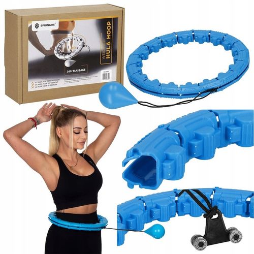 HULA HOP ODCHUDZAJACE OBCIĄŻENIE WYPUSTKI MODUŁOWY MASAŻER + OBCIĄŻNIK na Arena.pl
