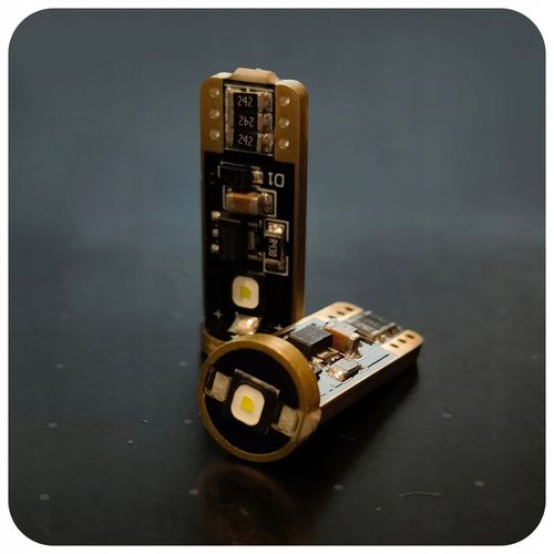 2x Żarówka LED W5W T10 S5 6000K biel MOCNE DIODY CSP SERIA PRO WHITE CANBUS na Arena.pl