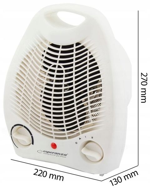 ESPERANZA TERMOWENTYLATOR 1000W/2000W GOBI EHH001 zdjęcie 2