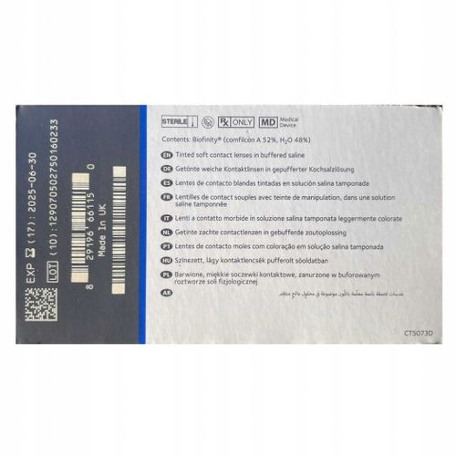 Soczewki Biofinity 3 szt. moc -1,75 BC 8,6 na Arena.pl