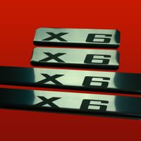 Listwa progowa BMW X6 E71 Stal nierdzewna 304 połysk 4szt