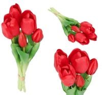 TULIPANY BUKIET TULIPANÓW GUMOWE GUMOWANE JAK ŻYWE