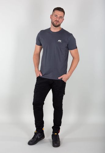 Alpha Industries T-shirt Basic Small Logo 188505 greyblack 3XL na Arena.pl