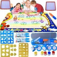 Mata Wodna do Malowania Wodą 100x80cm XL Pieczątki