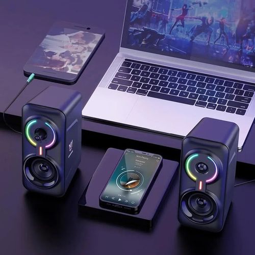 ONIKUMA L6 GŁOŚNIKI GAMINGOWE RGB BLUETOOTH 5.0 USB AUX DO KOMPUTERA GRANIA na Arena.pl