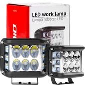 2x Lampa robocza LED halogen Szperacz 36W AMIO-02422 24V AWL08 12V/24V