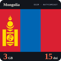 Karta eSIM Internet Mongolia 3 GB na 15 dni - bez rejestracji