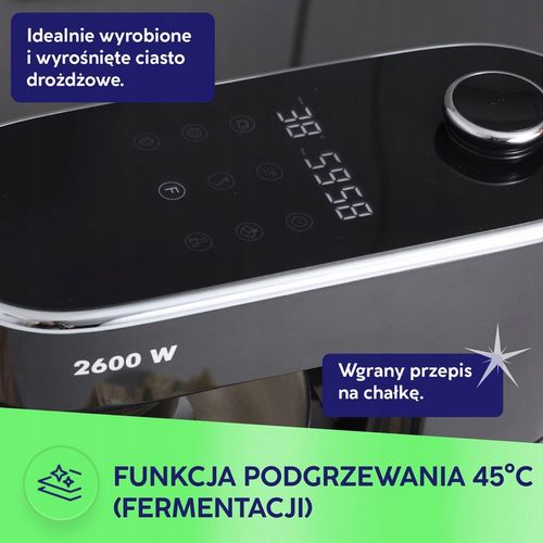 Robot planetarny kuchenny mikser szatkowanie 3w1 mocny 2600W MPM MRK-26 na Arena.pl
