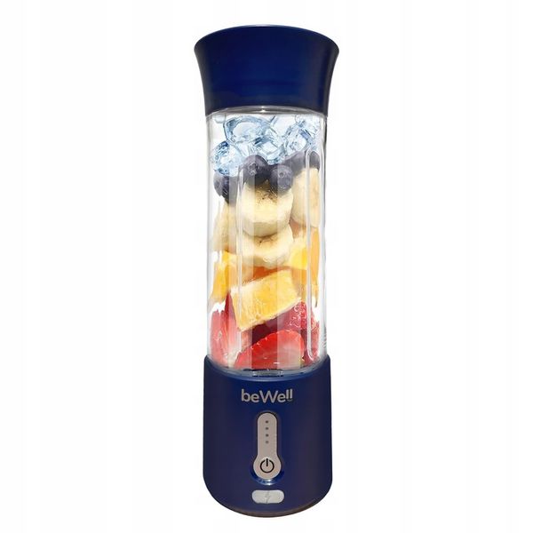BLENDER KIELICHOWY DO SMOOTHIE I KOKTAJLI RECZNY beWell 500ml BEZPRZEWODOWY zdjęcie 10