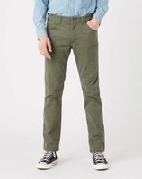 WRANGLER GREENSBORO MĘSKIE SPODNIE JEANSOWE MILITARE GREEN W15Q71G40 W31 L34
