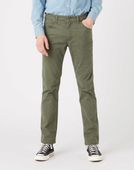 WRANGLER GREENSBORO MĘSKIE SPODNIE JEANSOWE MILITARE GREEN W15Q71G40 W31 L34