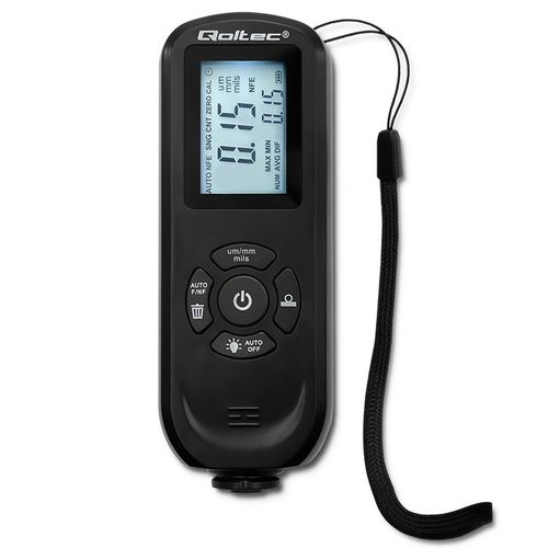 Qoltec Miernik grubości lakieru z podświetlanym bocznym LCD  0 ~ 2000um na Arena.pl