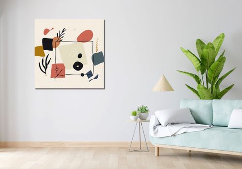 Obraz 90x90cm Abstrakcyjny Dialog na Arena.pl