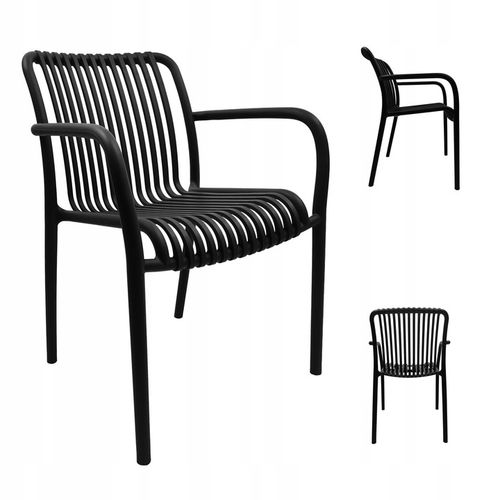 KRZESŁA OGRODOWE ZESTAW TARAS BALKON OGRÓD 4x KRZESŁO METALOWE MOCNE na Arena.pl