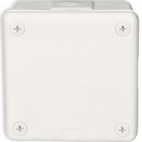 Puszka biała b zacisk głębok 90x90x50 043-01 ViPlast