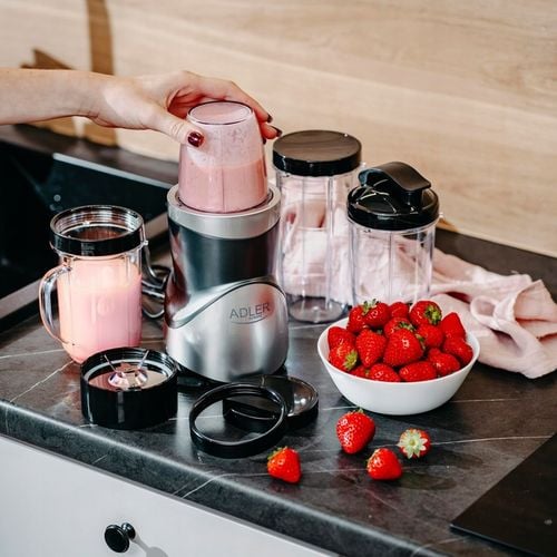 BLENDER KIELICHOWY DO SMOOTHIE do koktajli 1200W + 4 butelki kubki na Arena.pl