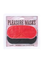 maska-pleasure masks 2 pcs red/black