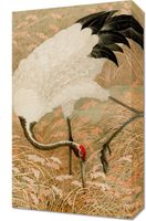 Obraz 30x50cm Sarus Crane, G.A. Audsley Japoński Vintage