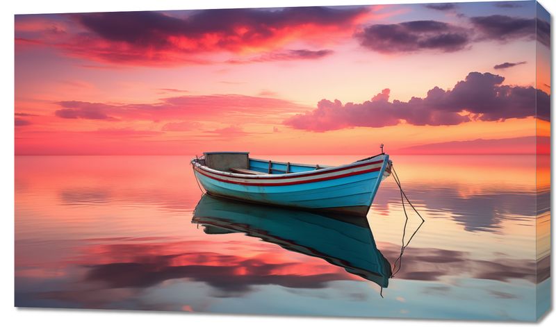 Obraz 100x60cm Spokój przed Połowem zdjęcie 1