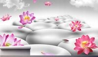 Fototapeta KAMIENIE KWIATY DO SALONU 3D 130x80