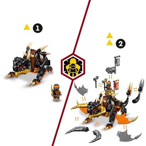 LEGO Ninjago Smok Ziemi Cole'a EVO 71782 na Arena.pl