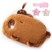 PIÓRNIK SZKOLNY SZASZETKA KOSMETYCZKA PLUSZOWY KAPIBARA MASKOTKA Capybara