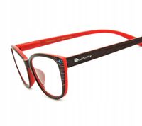 PLUSY Okulary CZYTANIA Korekcyjne Kocie Damskie do BLIŻY + GRATISY