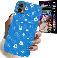 ETUI DO MOTOROLA EDGE 30 NEO - ŁAPKI KOŚCI PIES PATROL WZORY DLA DZIECI