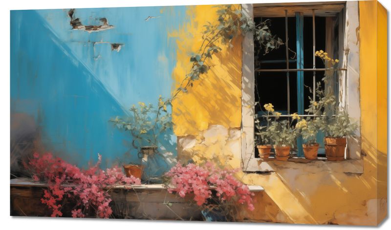 Obraz 100x60cm Słoneczna Ulica zdjęcie 1