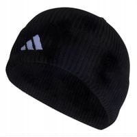 Czapka adidas Czarna Beanie M/L Z Dzianiny Wywinięty Brzeg Wyszywane Logo