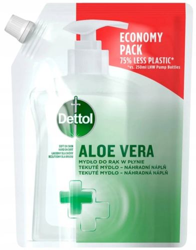 DETTOL mydło w płynie do rąk Zestaw 3x 500 ml z Aloesem na Arena.pl