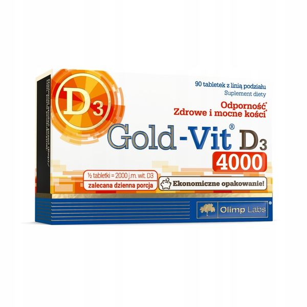 GOLD-VIT D3 4000 90 TABLETEK zdjęcie 1