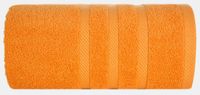 Ręcznik kąpielowy frotte z ozdobną bordiurą MILO 100X150 pomarańczowy