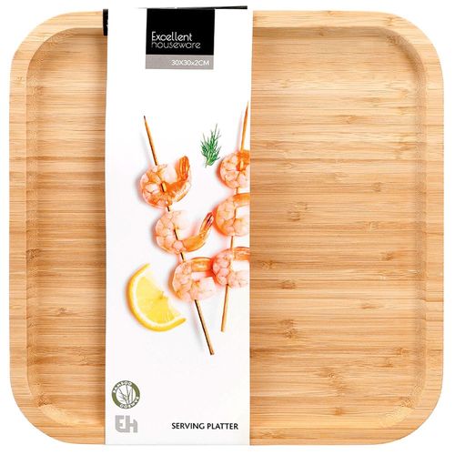 Taca do serwowania bambusowa 30x30 cm na Arena.pl