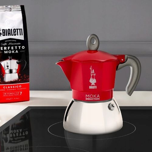 Kawiarka Bialetti New Moka Induction 6tz czerwona na Arena.pl