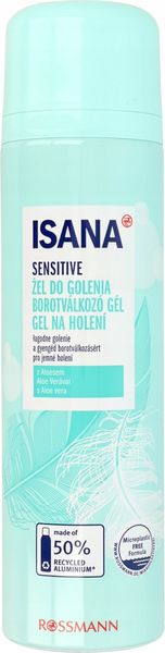 ISANA SENSITIVE ŻEL DO GOLENIA 200 ML zdjęcie 1