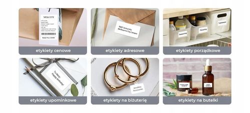 Drukarka termiczna NIIMBOT B21 czerwony + rolka etykiet na Arena.pl