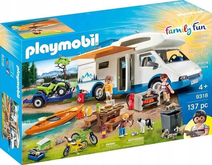 Playmobil Family Fun 9318 Wycieczka samochodem kempingowym zdjęcie 1
