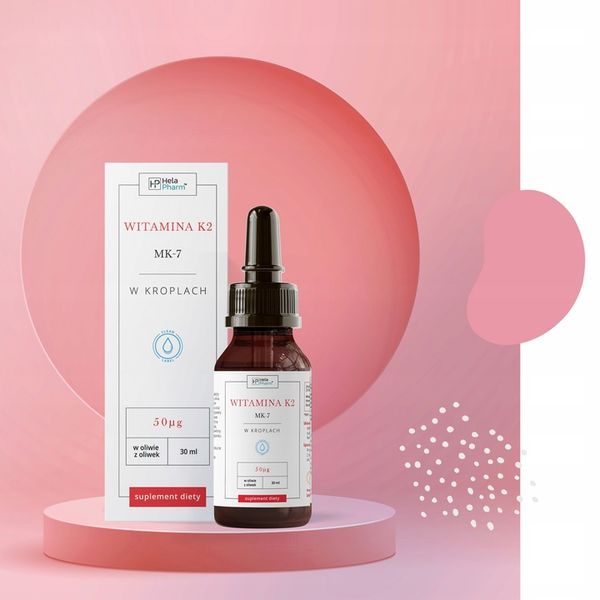 Witamina K2 MK-7 krople KRĄŻENIE, KOŚCI 30 ml VEGE zdjęcie 5