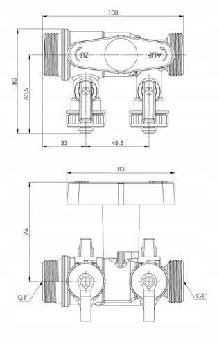 AFRISO Zawór do napełniania i płukania instalacji AFC armatura 1" na Arena.pl