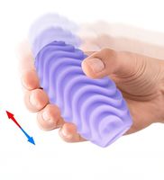 Dyskretny fioletowy masturbator w jajku