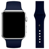 mercury pasek silicon apple watch 38/40/41 mm niebieski/navy