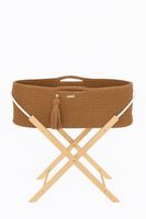 Kosz Mojżesza BOHO Handmade ze stojakiem - caramel