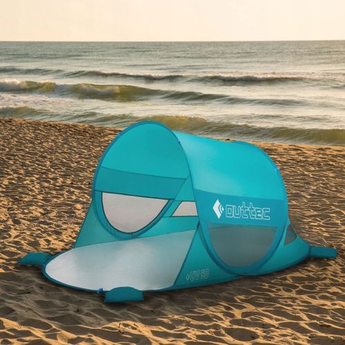 NAMIOT PLAŻOWY SAMOROZKŁADAJĄCY PARAWAN ZAMYKANY OKIENKO POP UP UV50 OUTTEC na Arena.pl