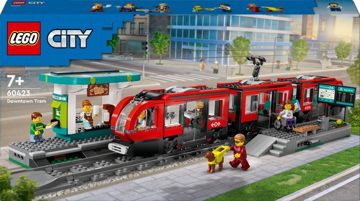 LEGO City 60423 Tramwaj miejski ze stacją Miasto zdjęcie 4